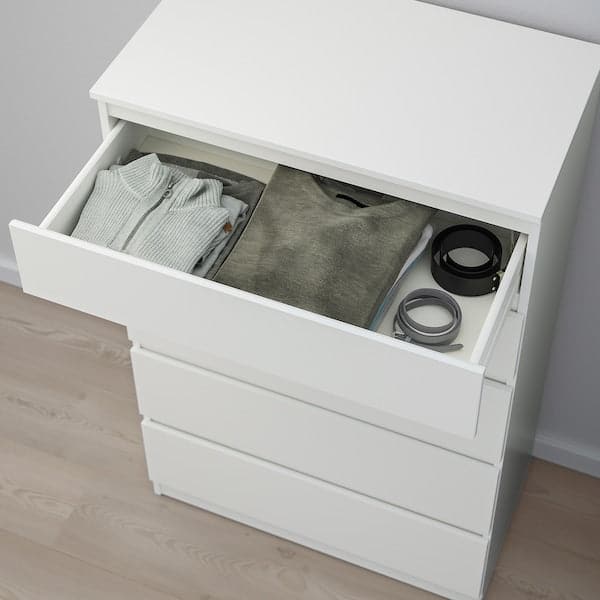 KULLEN - Chest of 5 drawers, white, 70x112 cm - best price from Maltashopper.com 20393662