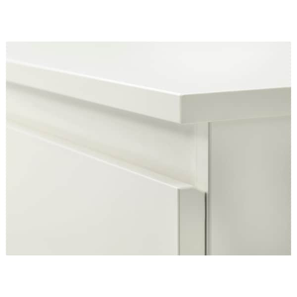 KULLEN - Chest of 6 drawers, white, 140x72 cm - best price from Maltashopper.com 90309245