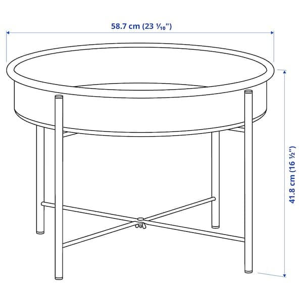 Ikea KULTURSKOG - Plant stand, black, 58 cm