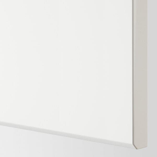 KUNGSBACKA Drawer front - matt white 60x20 cm - best price from Maltashopper.com 80397252