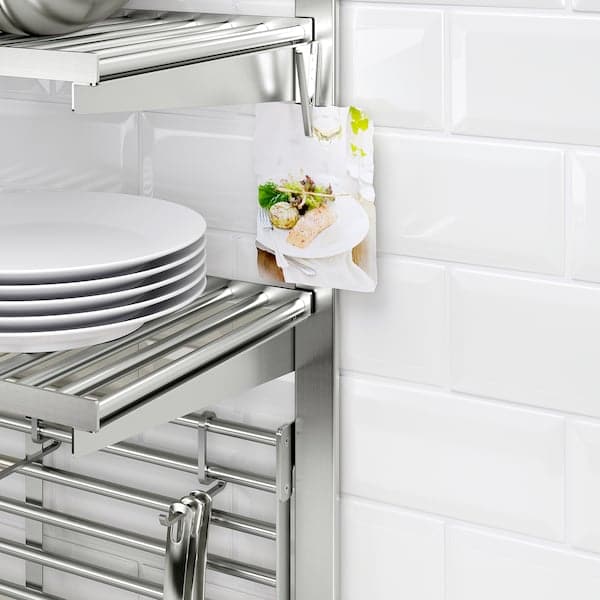Ikea KUNGSFORS - Suspension rail, stainless steel, 80 cm