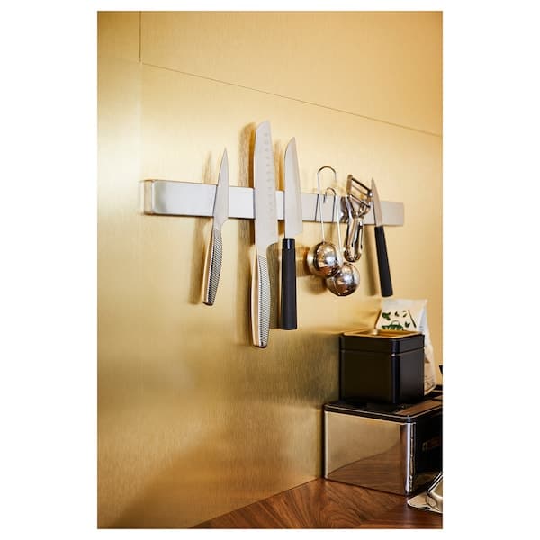 Ikea KUNGSFORS - Magnetic knife rack, stainless steel