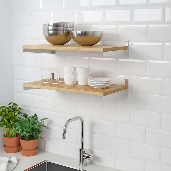 Ikea KUNGSFORS - Shelf, bamboo, 60 cm