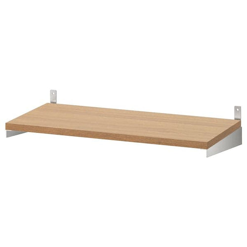 KUNGSFORS - Shelf, ash veneer, 60 cm