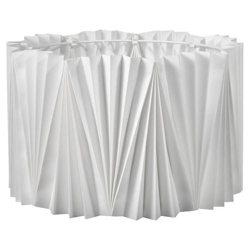 KUNGSHULT - Lamp shade, pleated white, 33 cm