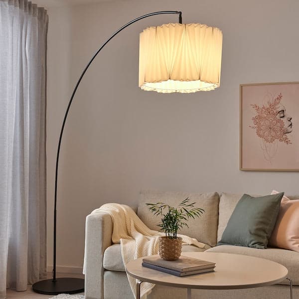 KUNGSHULT / SKAFTET - Floor lamp, arched