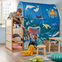 KURA - Bed tent, ocean animals pattern - best price from Maltashopper.com 40528448