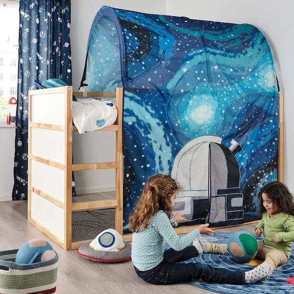 Ikea KURA - Bed tent, space/blue