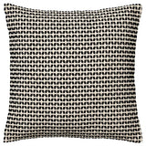 KUSTFLY cushion cover, beige/black, 50x50 cm