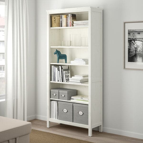 Ikea KVARNVIK - Storage box with lid, grey, 18x25x15 cm