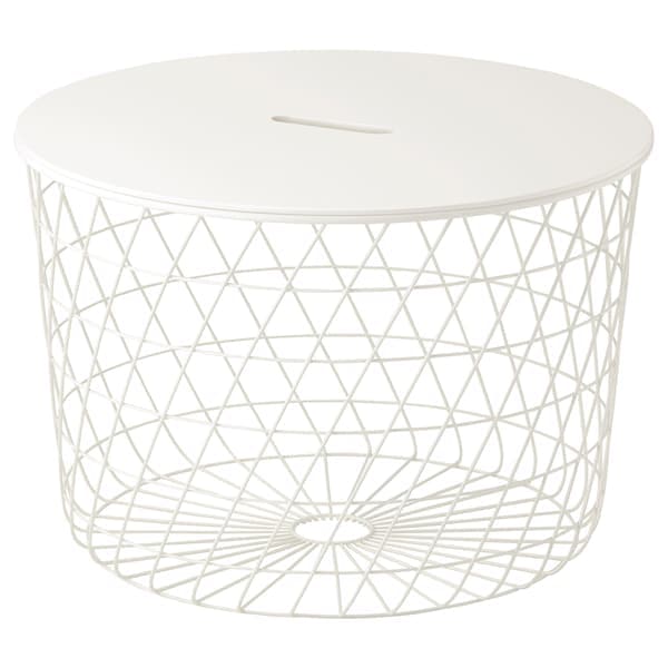 Ikea KVISTBRO - Storage table, white, 61 cm
