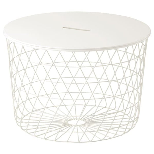 Ikea KVISTBRO - Storage table, white, 61 cm
