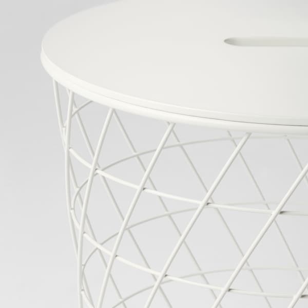 Ikea KVISTBRO - Storage table, white, 44 cm