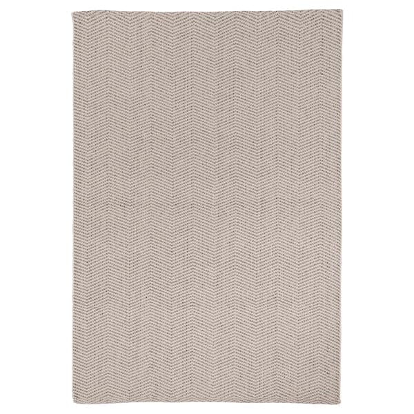KYNDELÖSE Carpet, flat texture - grey 133x195 cm