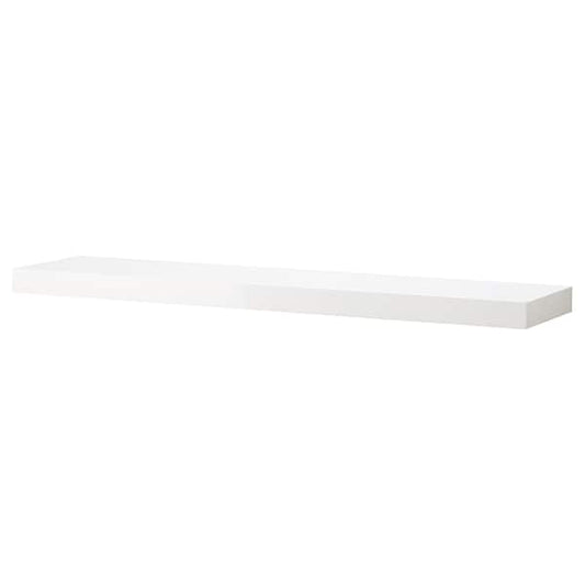 Ikea LACK - Wall shelf, white/high-gloss, 110x26 cm