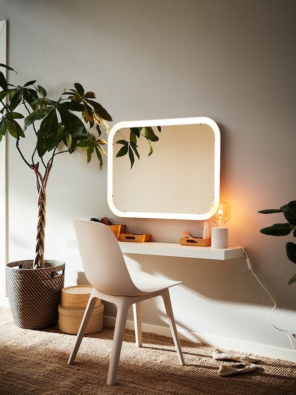 LACK - Wall shelf, white, 110x26 cm - best price from Maltashopper.com 90282180