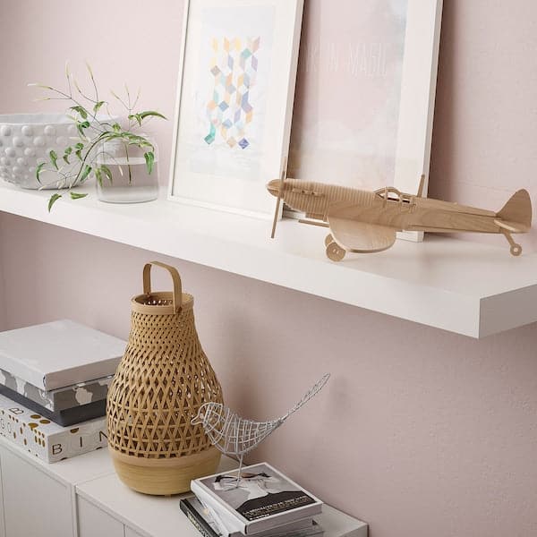 Ikea LACK - Wall shelf, white, 190x26 cm