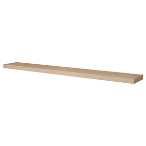 Ikea LACK - Wall shelf, white stained oak effect, 190x26 cm