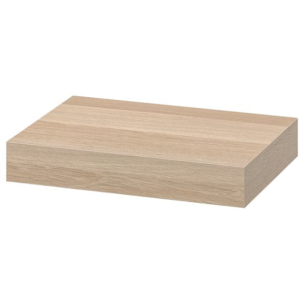 Ikea LACK - Wall shelf, white stained oak effect, 30x26 cm