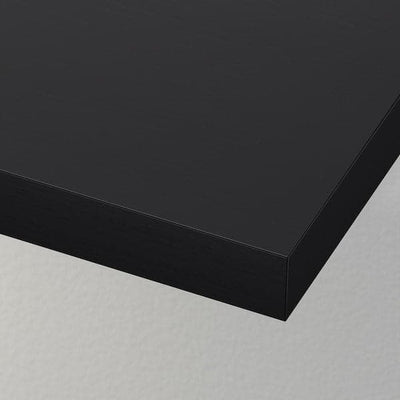 LACK - Wall shelf, black-brown, 190x26 cm - best price from Maltashopper.com 40103751