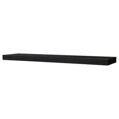 LACK - Wall shelf, black-brown, 190x26 cm - best price from Maltashopper.com 40103751
