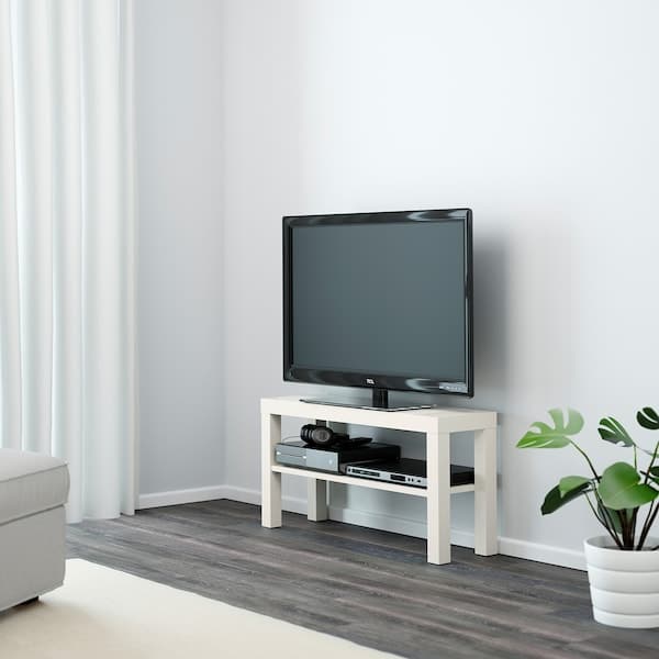 LACK - TV bench, white, 90x26x45 cm - best price from Maltashopper.com 00450088