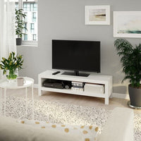 LACK - TV bench, white, 120x35x36 cm - best price from Maltashopper.com 30498890