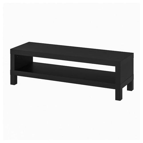 LACK - TV bench, black-brown, 120x35x36 cm