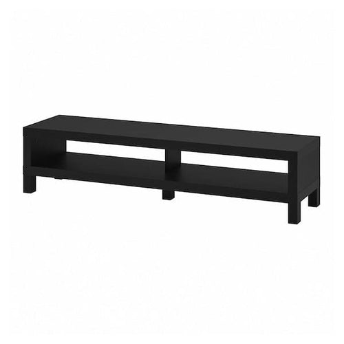 LACK - TV bench, black-brown, 160x35x36 cm