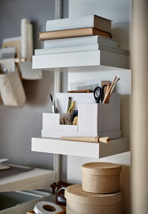 LACK - Wall shelf unit, white, 30x190 cm - best price from Maltashopper.com 60282186