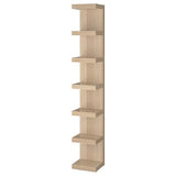 LACK wall shelf unit, white stained oak effect, 30x190 cm