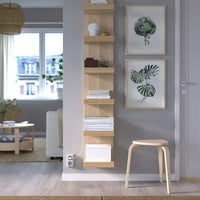 LACK - Wall shelf unit, white stained oak effect, 30x190 cm - best price from Maltashopper.com 60430592