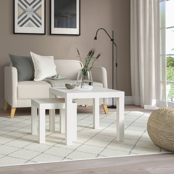 Ikea LACK - Nest of tables, set of 2, white