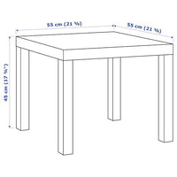 LACK - Side table, white, 55x55 cm - best price from Maltashopper.com 30449908