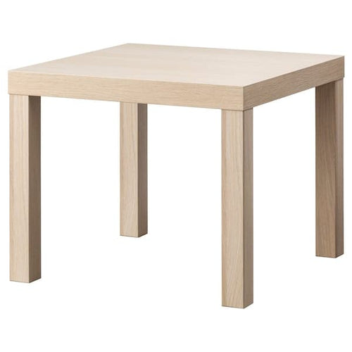 LACK - Side table, white stained oak effect, 55x55 cm
