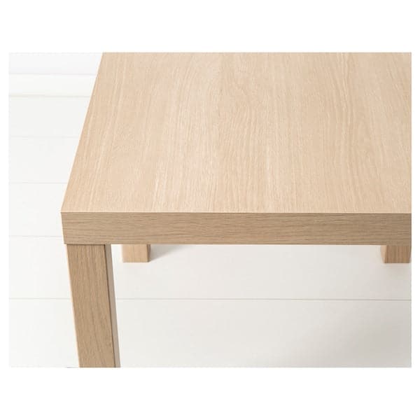 Ikea LACK - Side table, white stained oak effect, 55x55 cm