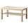 LACK - Coffee table, white stained oak effect, 90x55 cm