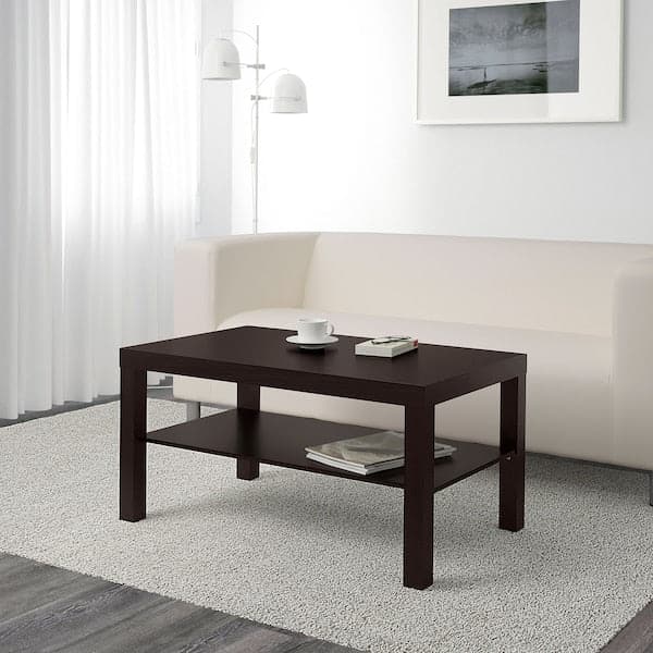 LACK - Coffee table, black-brown, 90x55 cm - best price from Maltashopper.com 40104294