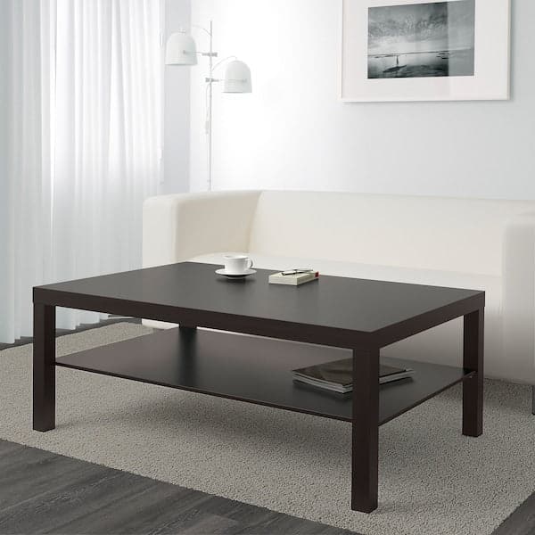 Ikea LACK - Coffee table, black-brown, 118x78 cm