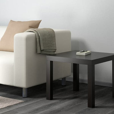 LACK - Side table, black-brown, 55x55 cm - best price from Maltashopper.com 80104268