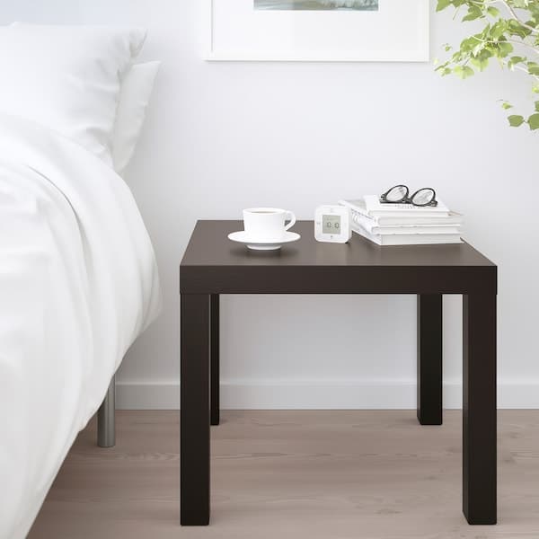 Ikea LACK - Side table, black-brown, 55x55 cm