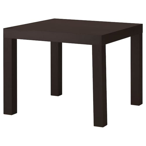 LACK - Side table, black-brown, 55x55 cm
