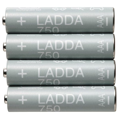LADDA - Rechargeable battery, HR03 AAA 1.2V, 750mAh - best price from Maltashopper.com 90509819