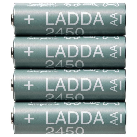 Ikea LADDA - Rechargeable battery, HR06 AA 1.2V, 2450mAh