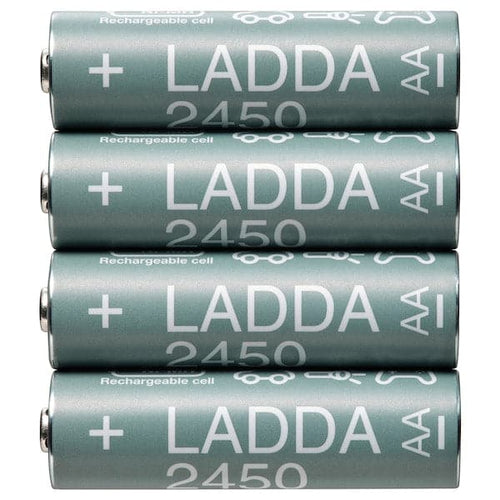 LADDA - Rechargeable battery, HR06 AA 1.2V , , 2450 mAh