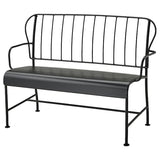 LÄCKÖ 2-seat sofa, outdoor, grey, 115x87x56 cm
