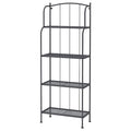 LÄCKÖ shelving unit, outdoor, grey, 61x160 cm