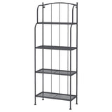 LÄCKÖ shelving unit, outdoor, grey, 61x160 cm