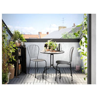 LÄCKÖ - Table+2 chairs, outdoor, grey - best price from Maltashopper.com 49898435