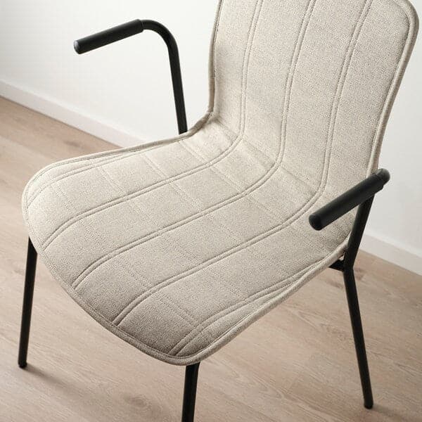 Ikea LÄKTARE - Meeting chair, light beige/black ,
